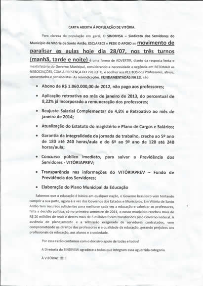 CArta aberta